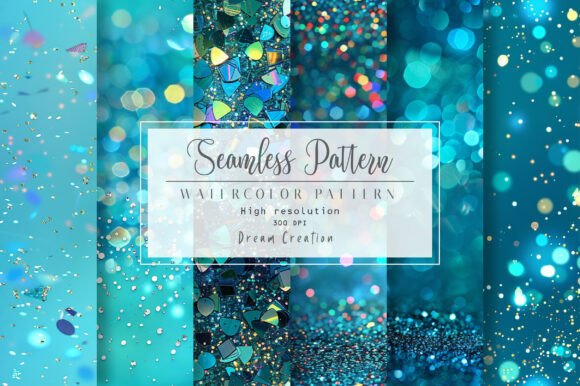 Download Teal Holographic Glitter Backgrounds - Holographic glitter Collection