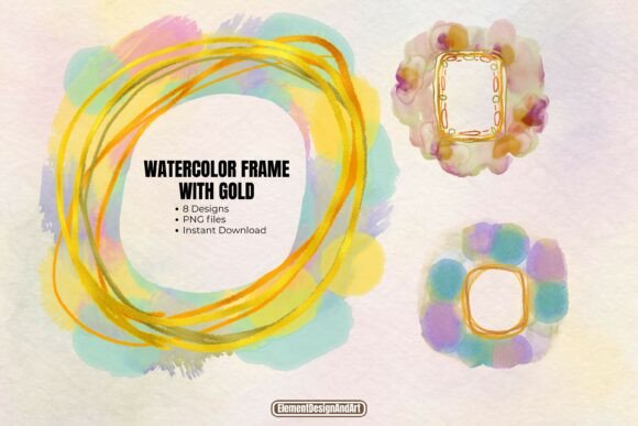 Download 8 Watercolor Frame PNG - Watercolor frame png Collection