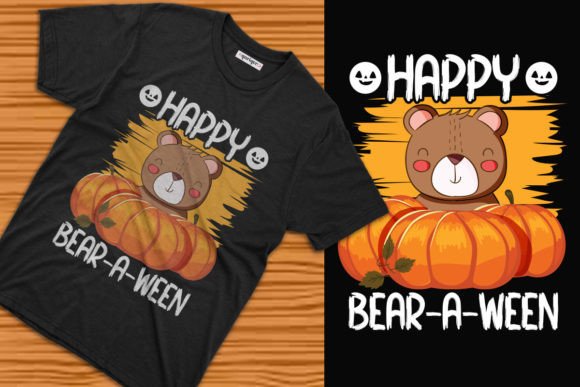 Download Happy Bear-a-ween Halloween Tee Design - Happy bear Collection