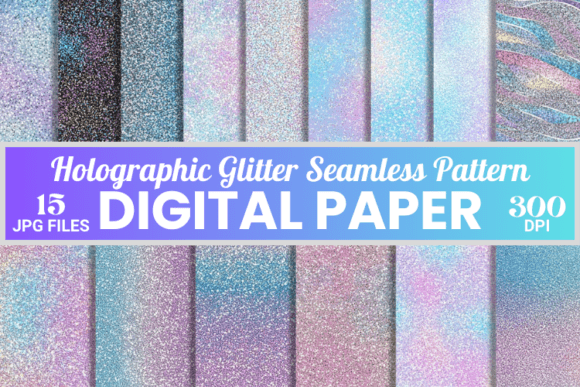 Download Holographic Glitter Seamless Pattern - Premium Resources